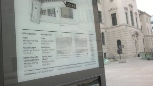 Info-Stele im Joanneumsviertel; Foto: UMJ