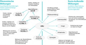 Ökonomische und Sozio-kulturellen Wirkungen; Grafik: Integrated Consulting Group