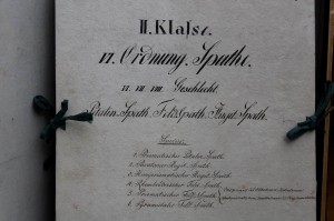 Kasteninventar, 1820er-Jahre; Foto: UMJ