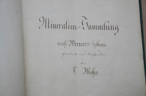 Mohskatalog, 10er-Jahre, 1800; Foto: UMJ