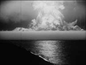 Harold Edgerton, with Germeshausen & Grier (for the US Atomic Energy Commission) Stills from Photography of Nuclear Detonations, 1950s 16mm Kodachrome film Color and black-and-white. Silent Running time: 11:34 minutes Credit line: Courtesy MIT Museum