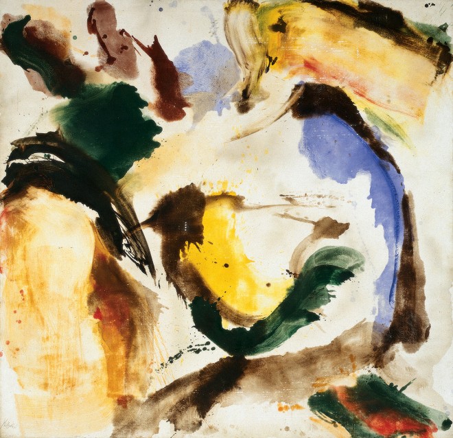 Wolfgang Hollegha, Holzstück III, 1966, Sammlung Neue Galerie Graz, Universalmuseum Joanneum