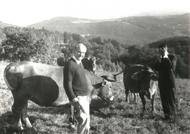 Hoffmann als „Landwirt“ in Graz, 1970er-JahreFoto: Privatbesitz