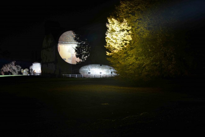 Siegrun Appelt, Lichtprojekt Graz-Reininghaus, © Siegrun Appelt 2015