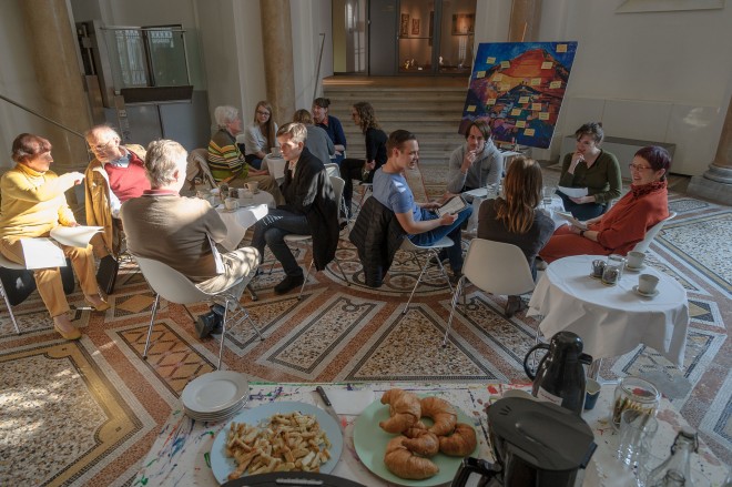 Die Veranstaltungsreihe "Filtercafé" in der Neuen Galerie Graz erfreut sich immer größerer Beliebtheit. Foto: Universalmuseum Joanneum