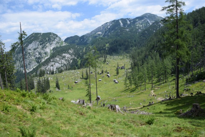 Könnt ihr sie entdecken, die Ischler-Hütte? Foto: J. Leitich