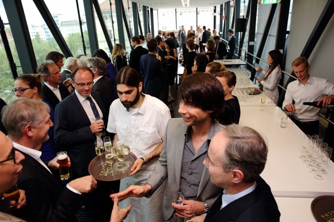 Beim Fundraisingdinner 2014 unterhielt man sich angeregt über Kunst und Kultur. / Foto: Universalmuseum Joanneum, J.J. Kucek