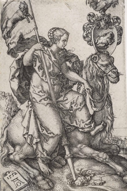 Heinrich Aldegrever: Die Unzucht 1552, Foto: Universalmuseum Joanneum/N. Lackner