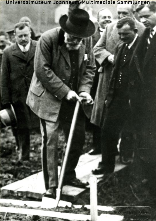 KB008061,Wurm Franz (Feldbach), Feldbach: Spatenstich zum Bau der Gleichenberger Bahn durch Bundespräsident Michael Hainisch, 1926, Multimediale Sammlungen/UMJ