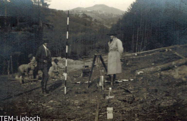 unbekannter Fotograf, Bauarbeiten an der Gleichenberger Bahn, TEM Lieboch