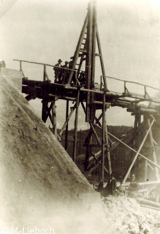 unbekannter Fotograf, Bauarbeiten an der Gleichenberger Bahn, TEM Lieboch