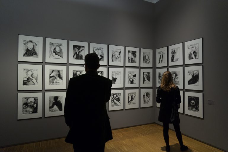 Ausstellungsansicht, "Nach der Dämmerung", Foto: Universalmuseum Joanneum/N. Lackner