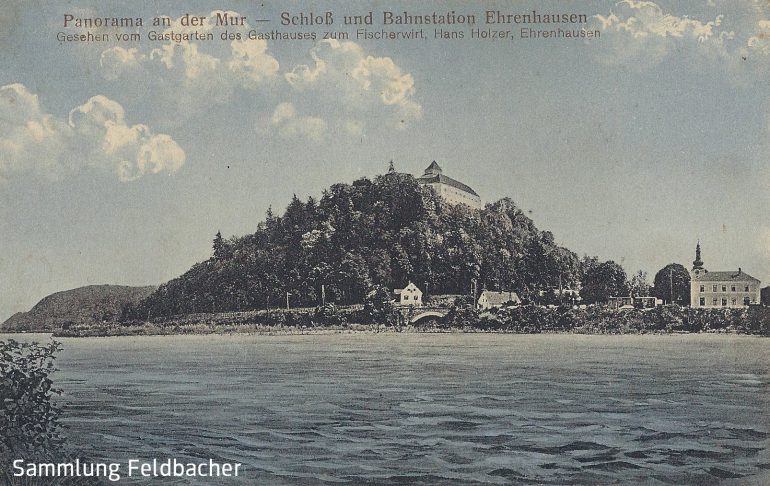 Postkarte, Ehrenhausen, Foto: Johann Wisura (Graz), 1910, Slg. Feldbacher