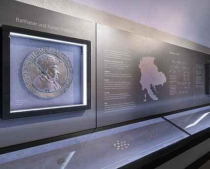 Ansicht Dauerausstellung Münzkabinett Schloss Eggenberg