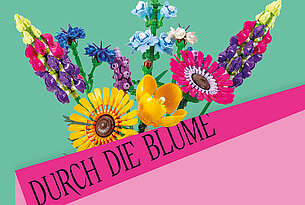 Auf der Blumenwiese hinterm Haus!