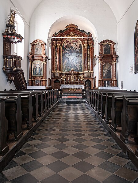 View of St. Anthony's Church from the entrance.