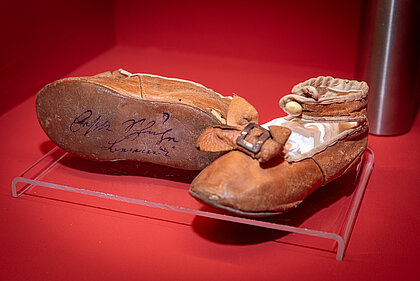 Bernhard Paumgartner's baby shoes