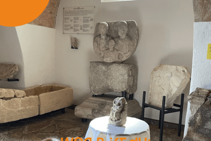 Dreharbeiten für "Wer bist du: Steiermark?" im Tempelmuseum Frauenberg, Leibnitz