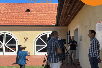 Dreharbeiten für "Wer bist du: Steiermark?" im Heimatmuseum Ilz