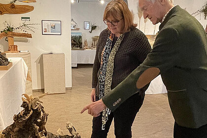 Dreharbeiten für "Wer bist du: Steiermark?" im Krippenmuseum, Eisenerz 