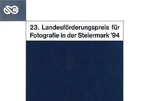 23. Landesförderungspreis für Fotografie in der Steiermark 1994