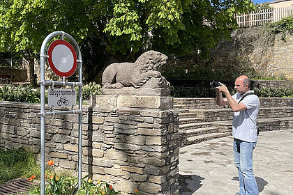 Dreharbeiten für "Wer bist du: Steiermark?" in Hartberg