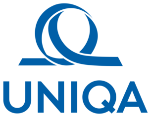 Blaues Logo der UNIQA