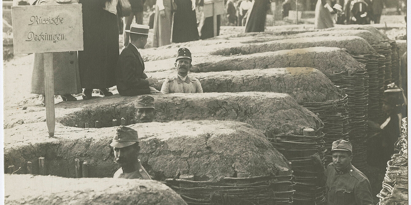 Kriegsausstellung am Feliferhof, Fotografie, Leihgabe von Prof. Karl Albrecht Kubinzky, Graz