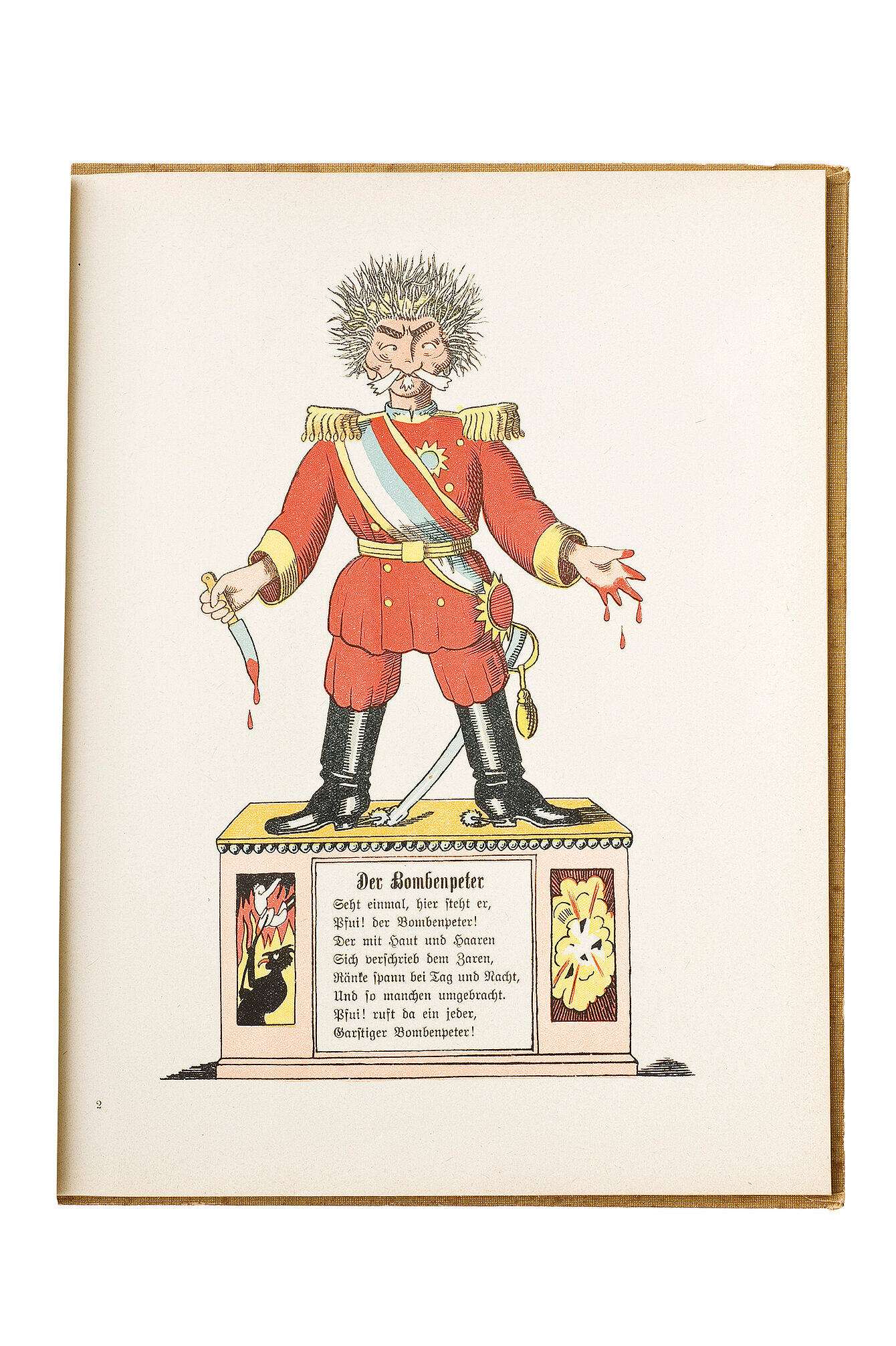 Kinderbuch „Kriegsstruwwelpeter“, Leihgabe von Prof. Tristan Loidl, Salzburg