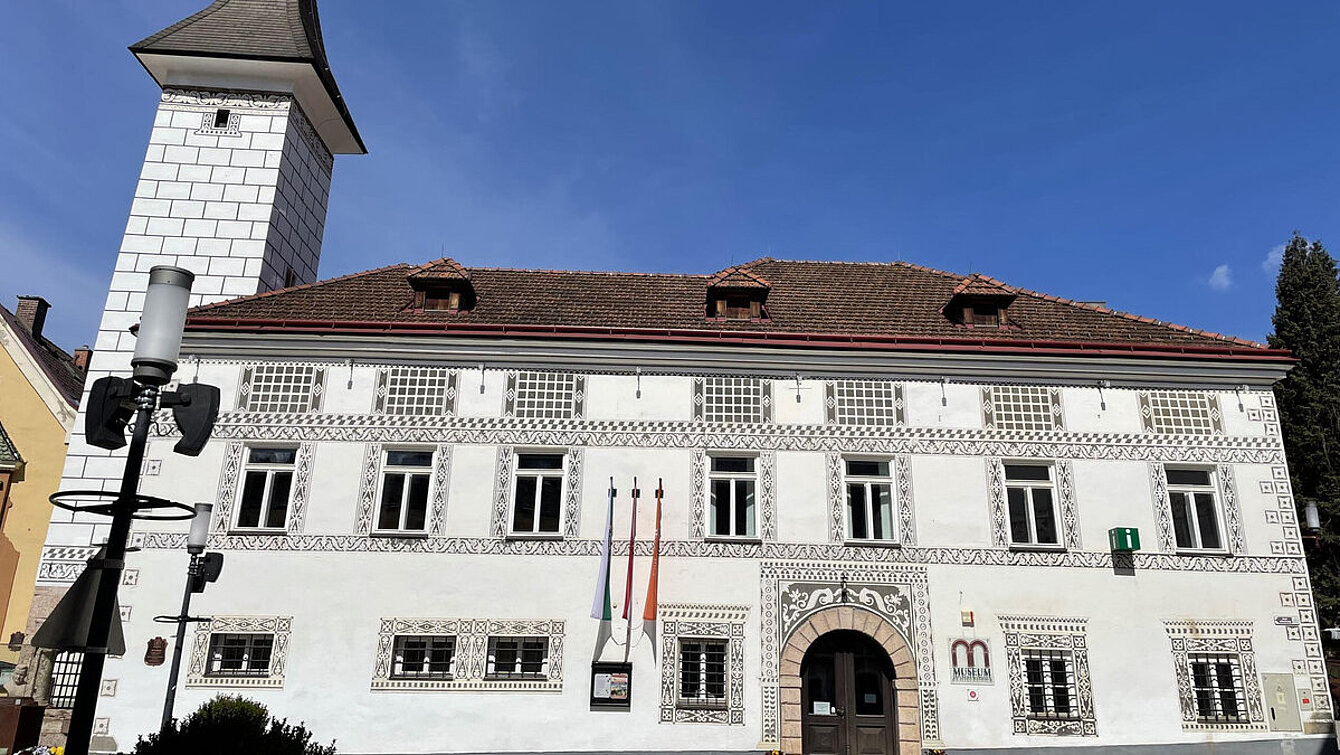 Dreharbeiten für "Wer bist du: Steiermark?" im Museum im Alten Rathaus, Eisenerz 