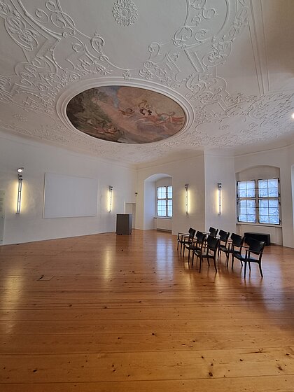 View of the Dianasaal in Schloss Stainz.