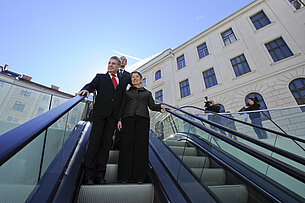 Bundespräsident Heinz Fischer besuchte das Joanneumsviertel