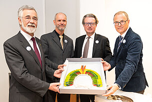 Handing over the 'Lukesch Collection'