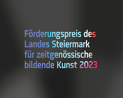 Förderungspreis des Landes Steiermark für zeitgenössische bildende Kunst 2023