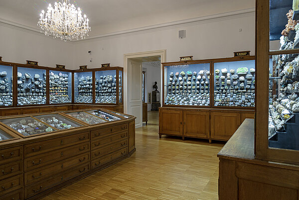 Ansicht Mineralogische Sammlung