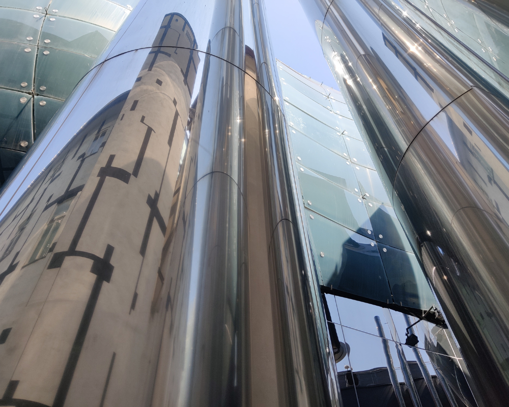 Architekturdetail Kunsthaus Graz