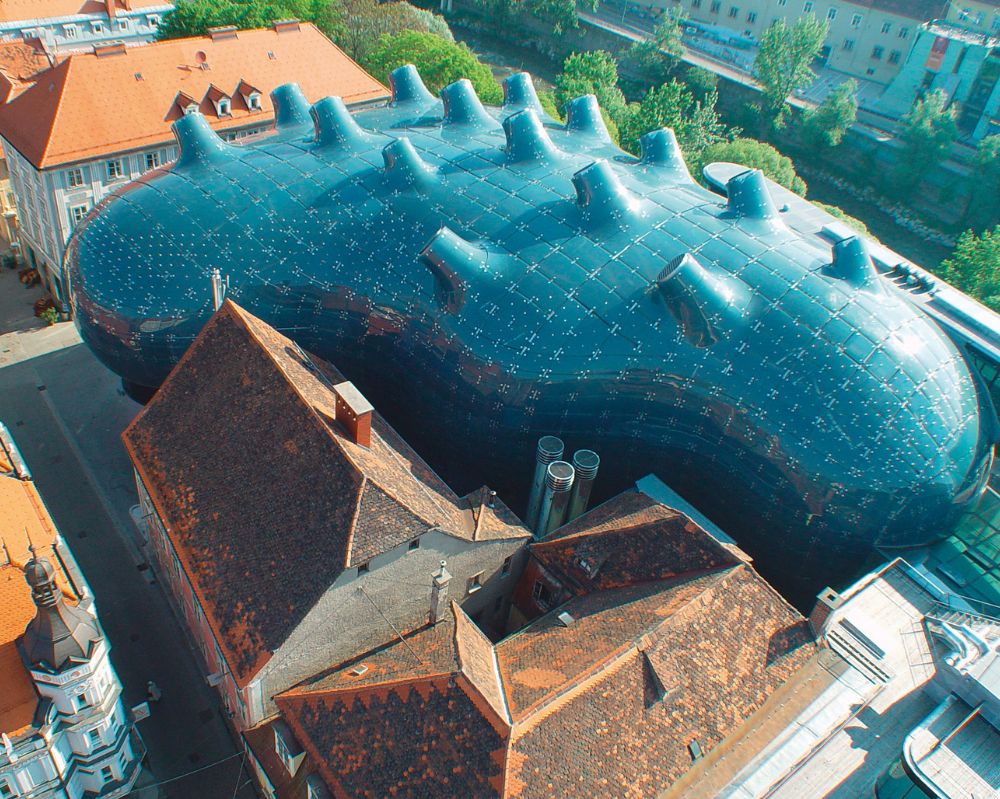 Ticket für einen Architektur-Rundgang im Kunsthaus Graz