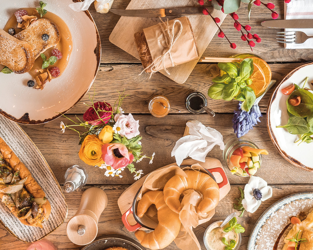 Frühstück und Museumsbesuch im Kunsthaus Graz